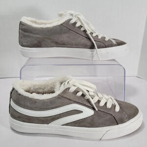 Lucky Brand Dessah Womens Fur Lined‎ Sneaker Low Top Tennis Shoe Preppy Leather